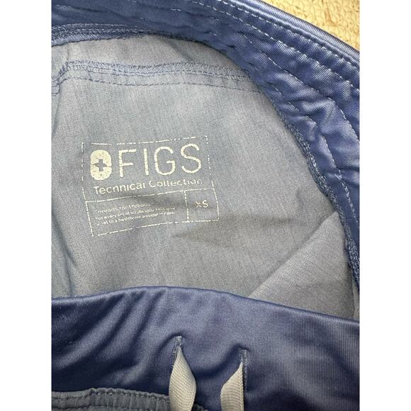 FIGS Livingston Basic Scrub Pants in Heather Denim Size XS - Picture 6 of 9